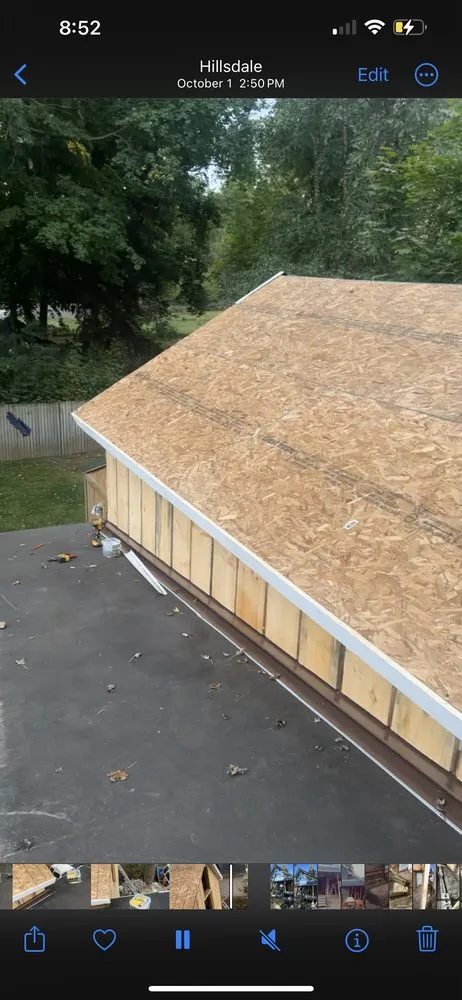 Reliable roof repair in North Adams, MI by Briner Construction