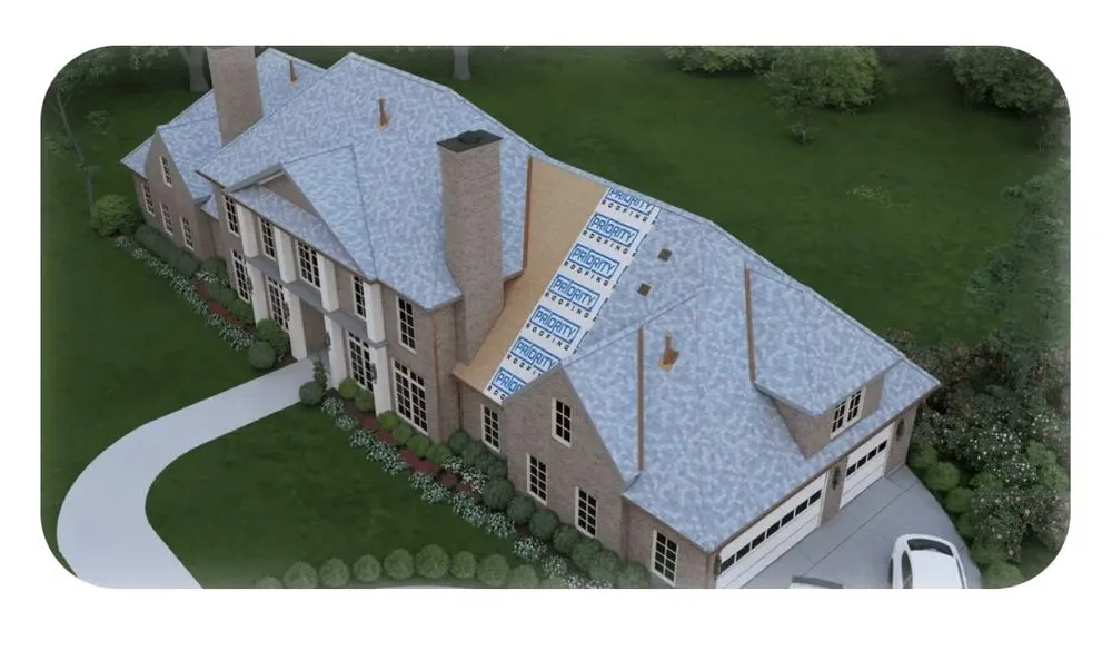 Slide of Brittany with Priority Roofing