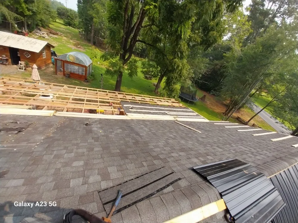 Local residential roofing service same-day service in New London, NC by Britt's Roofing & Home Improvement