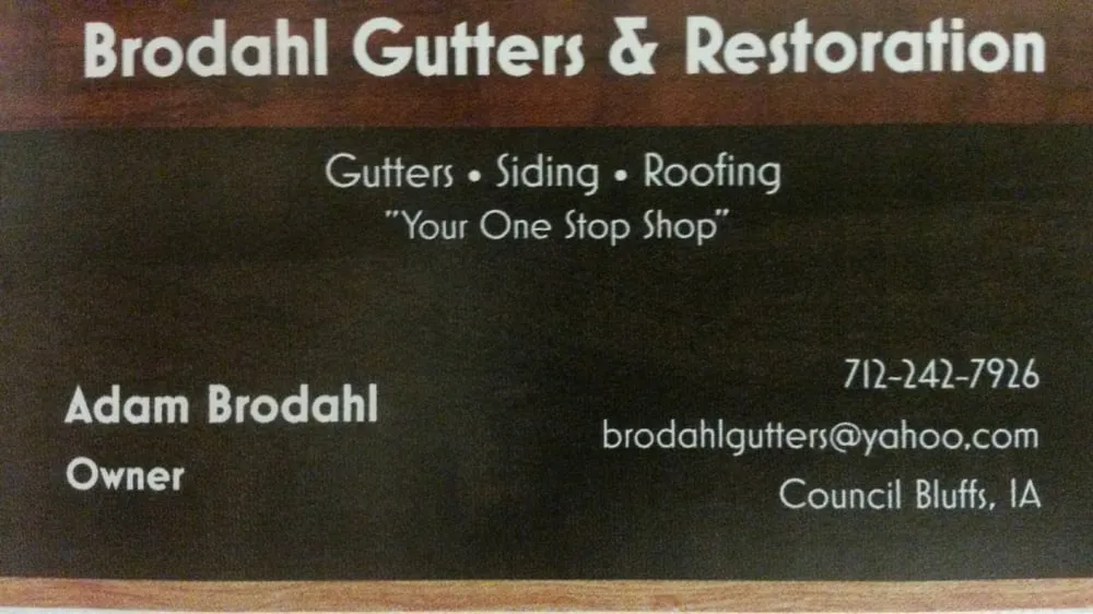 Slide of Brodahl Gutters & Restoration