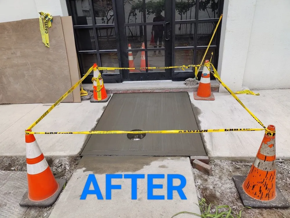 Slide of Brooklyn BD construction