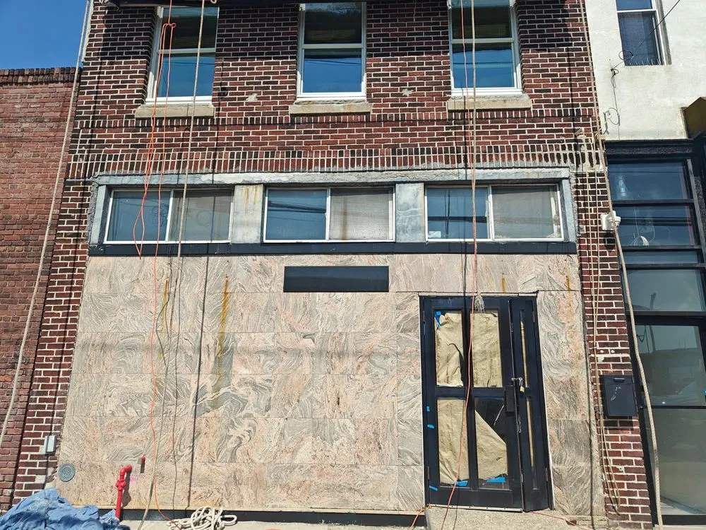 Slide of Brooklyn BD construction