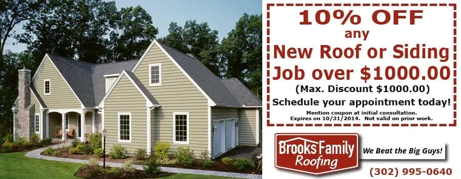 Slide of Brooks Family Roofing