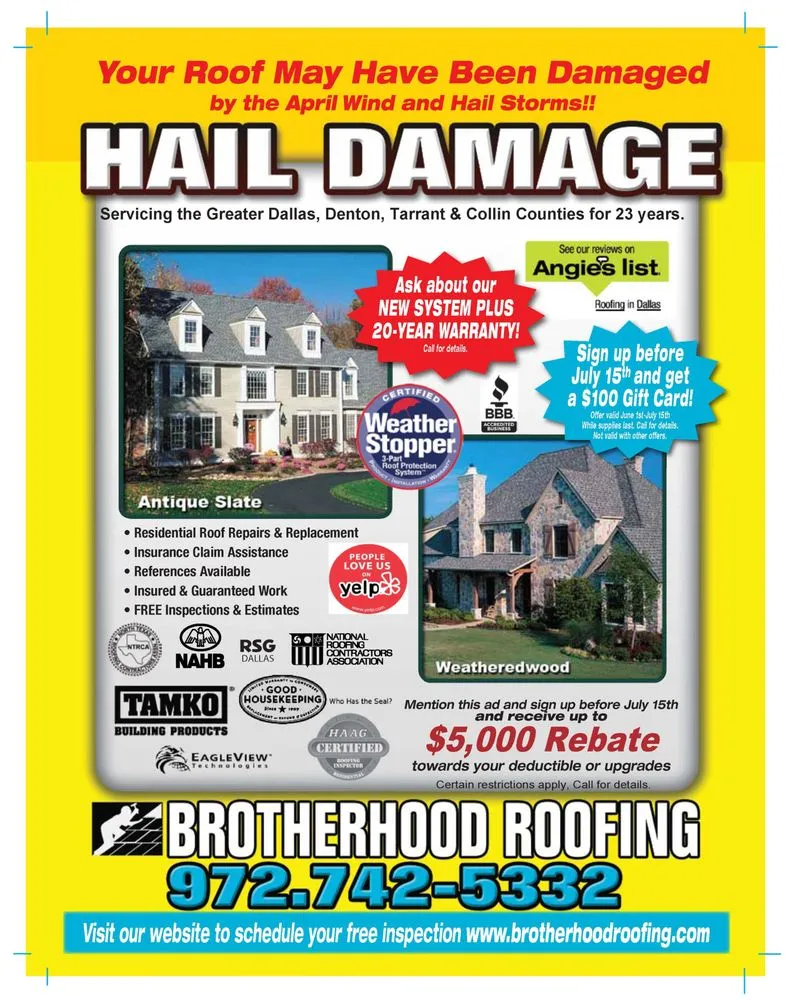 Slide of Brotherhood Roofing