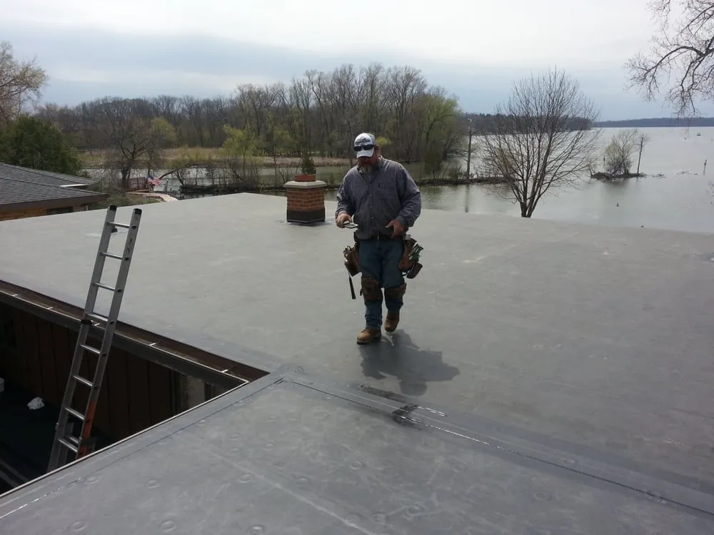 Slide of Brown Roofing and Siding