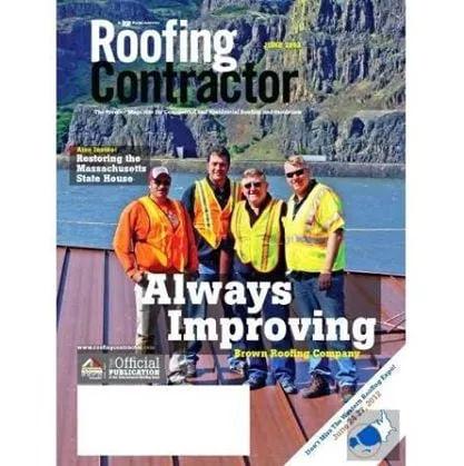 Slide of Brown Roofing Company