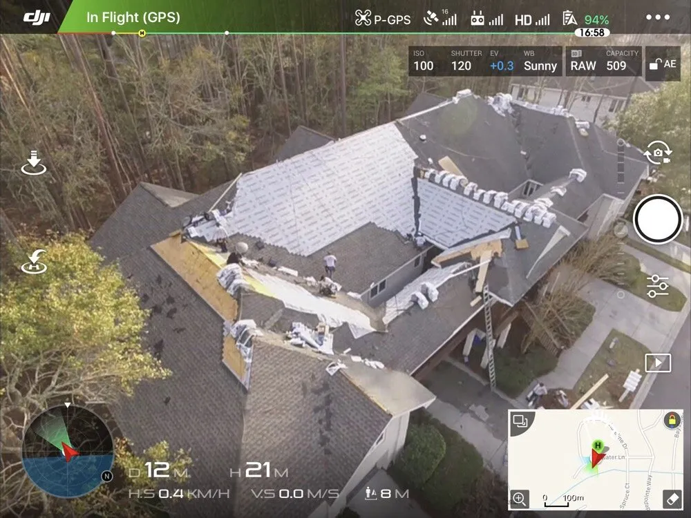 Slide of Brown Rooftops