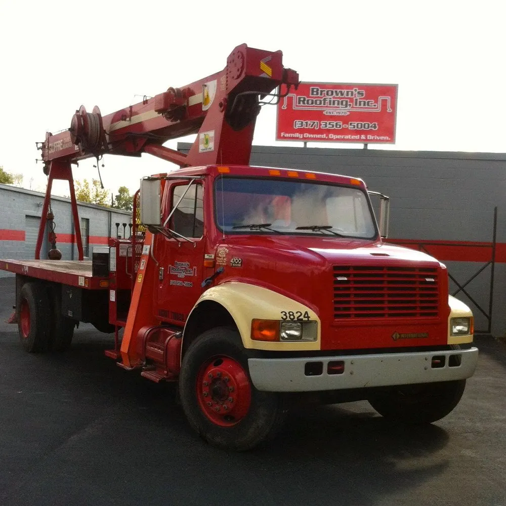Slide of Brown's Roofing
