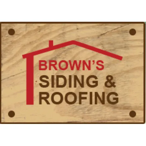 Slide of Brown's Siding & Roofing