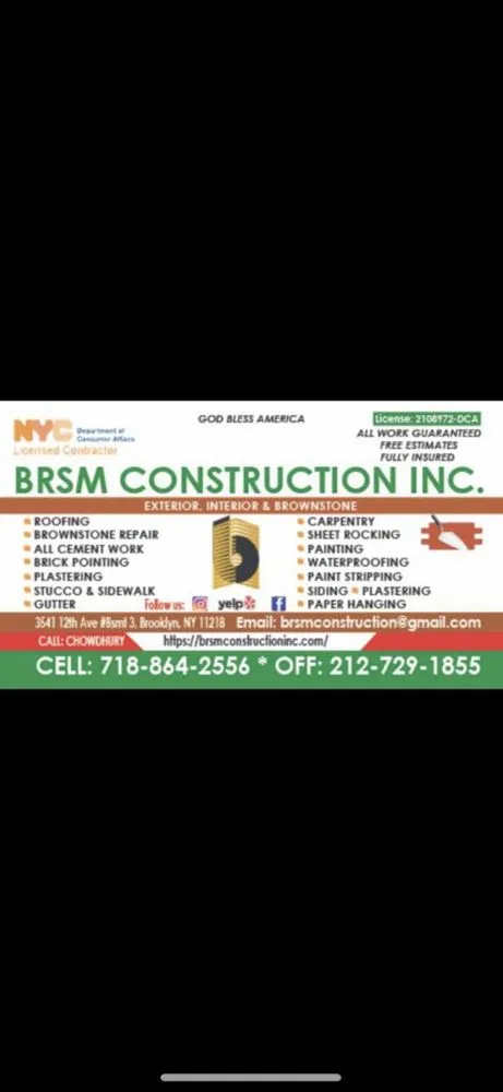Slide of BRSM Construction