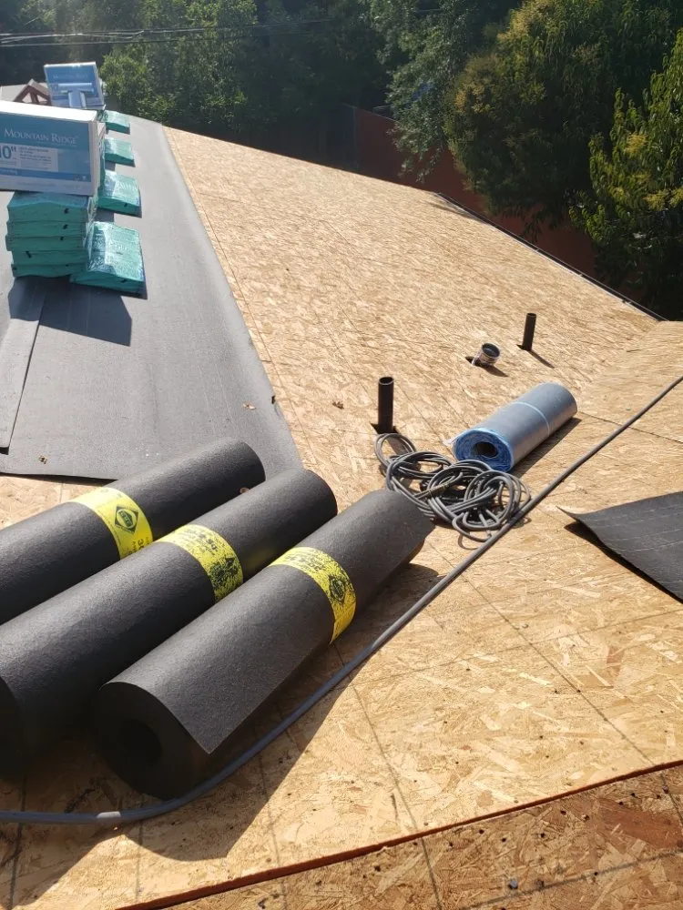 Slide of Brubaker's Roofing