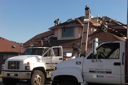 Slide of Bruce's Roofing