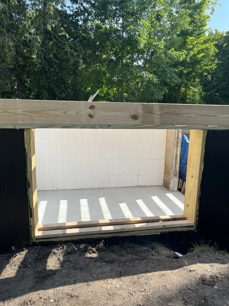 Slide of Bruning Boys construction