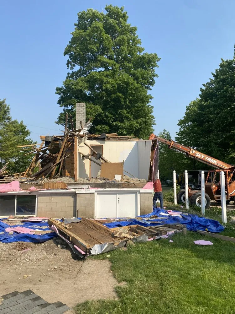 Slide of Bruning Boys construction