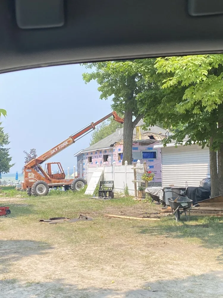 Slide of Bruning Boys construction