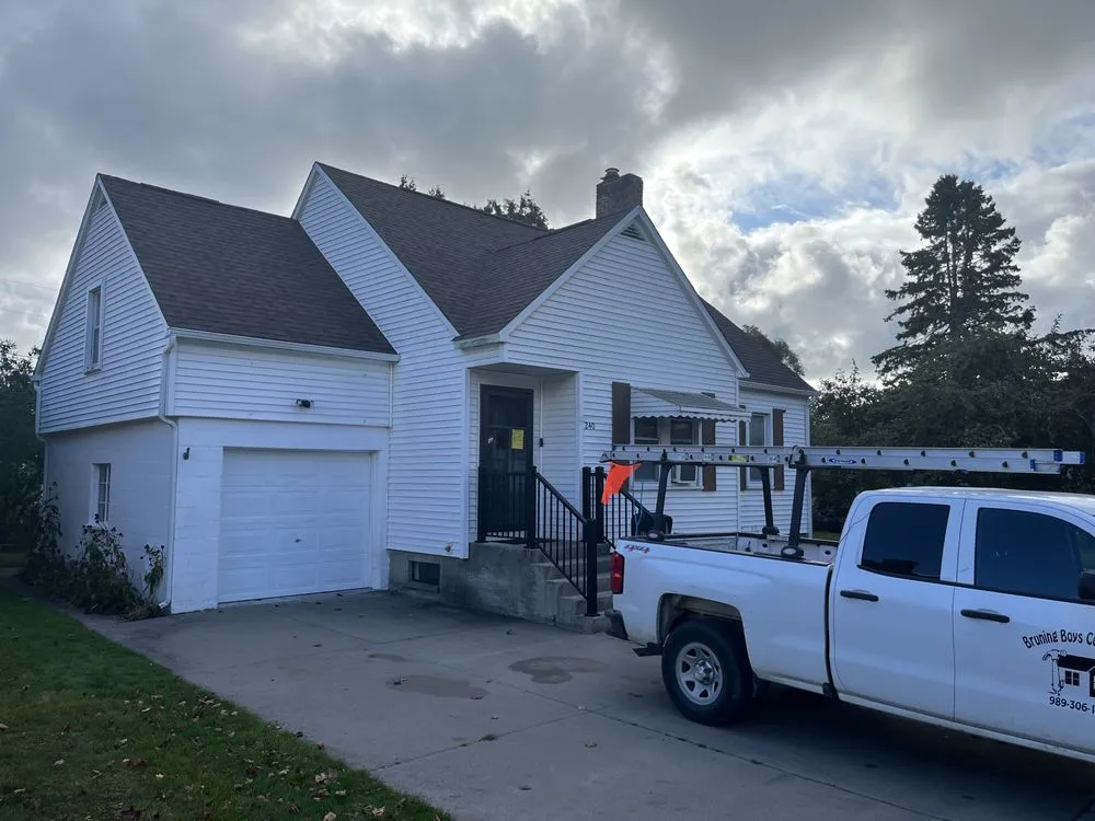 Slide of Bruning Boys construction