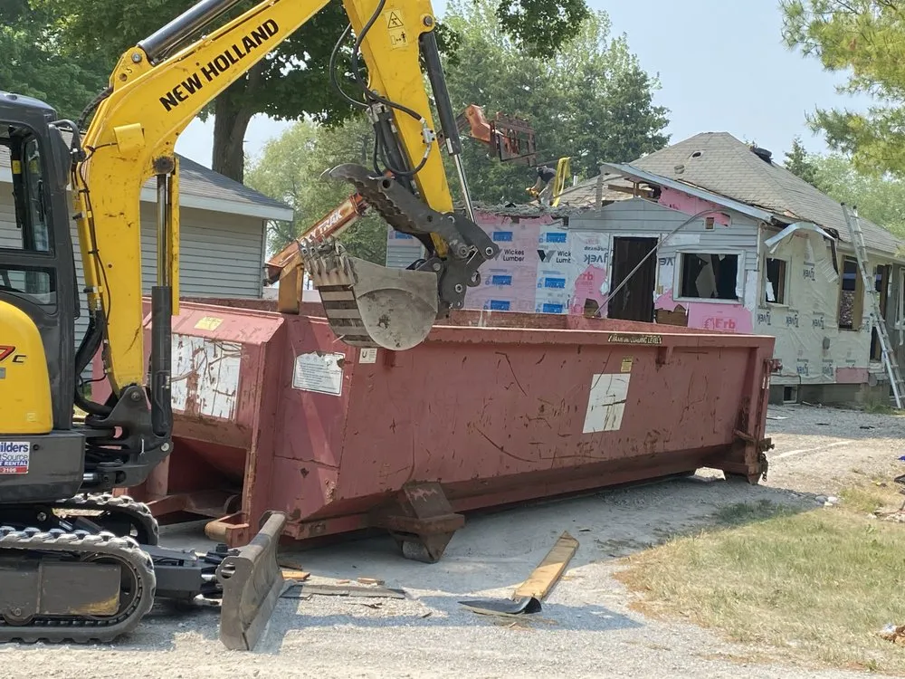 Slide of Bruning Boys construction