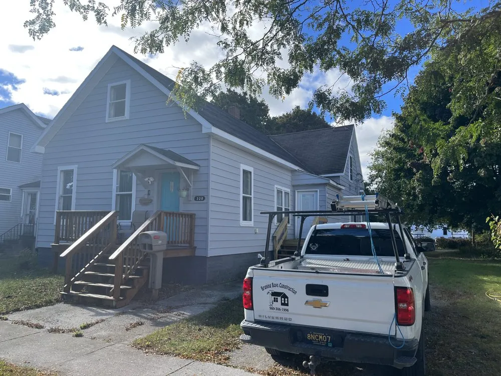 Slide of Bruning Boys construction