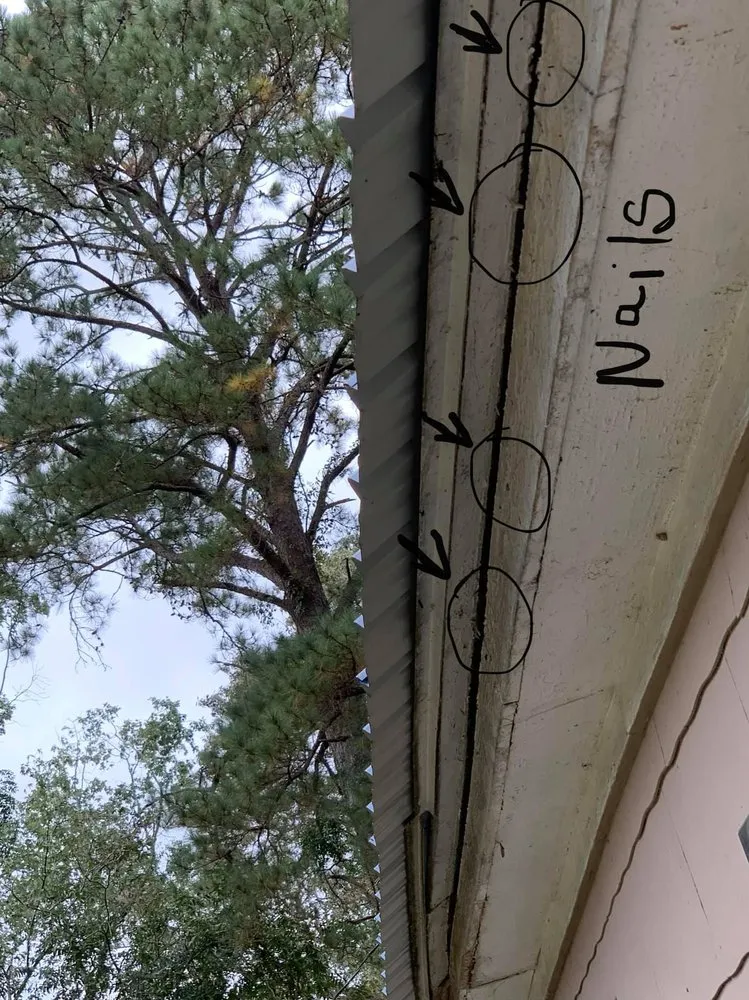 Slide of Brunson's Roofing