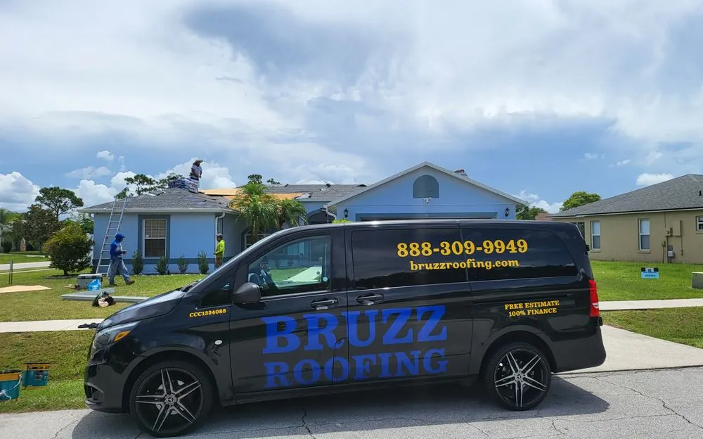 Slide of Bruzz Roofing