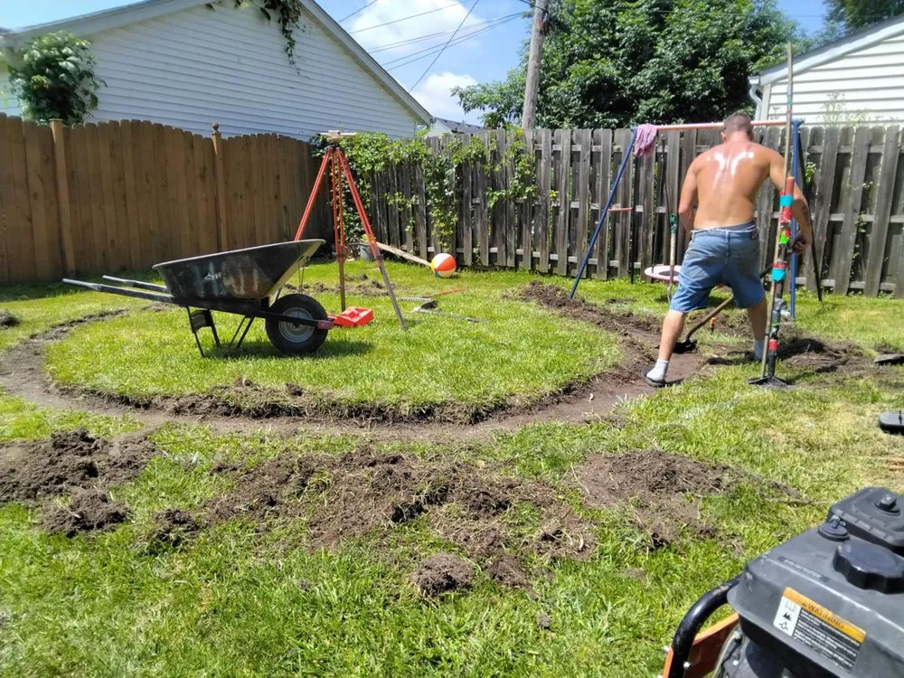 Slide of Bryan’s Pool Installations