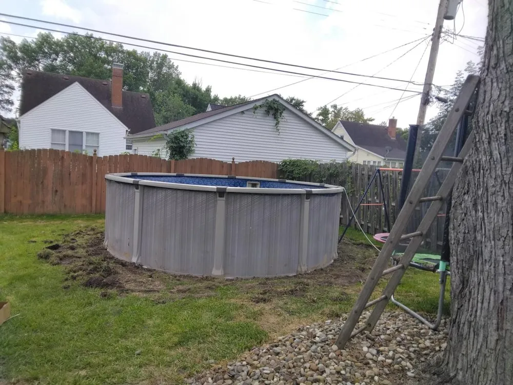 Slide of Bryan’s Pool Installations