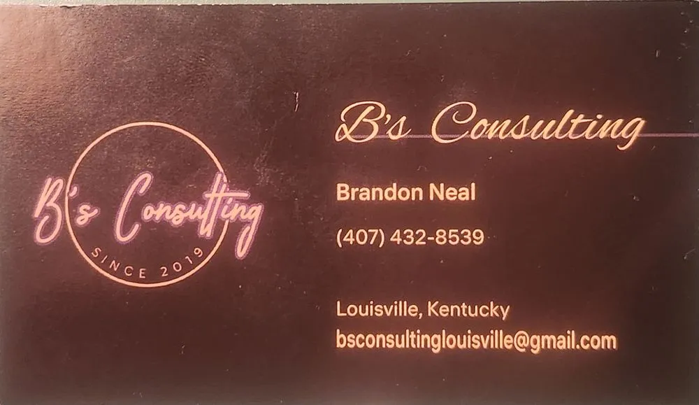 Slide of B's Consulting and Home Services