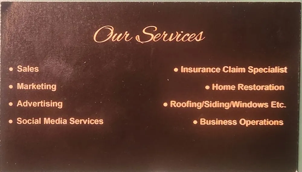 Slide of B's Consulting and Home Services
