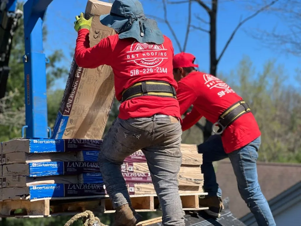 Slide of B&T Roofing