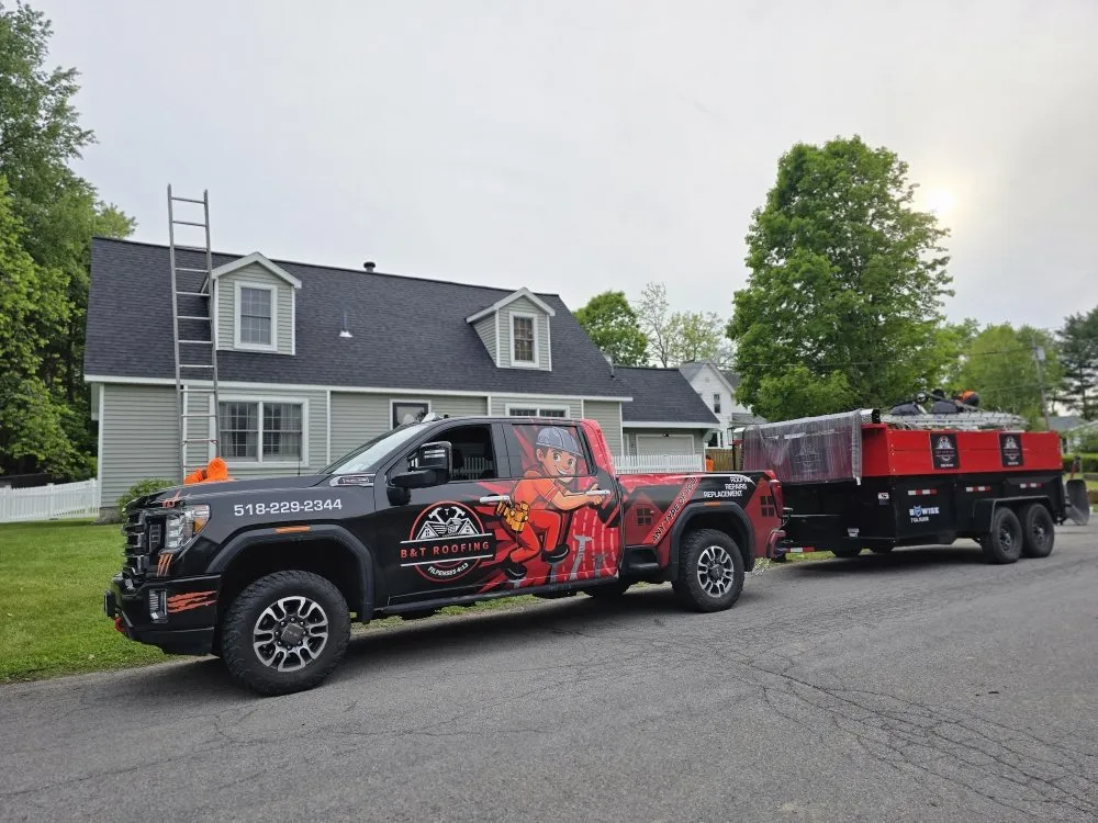 Slide of B&T Roofing