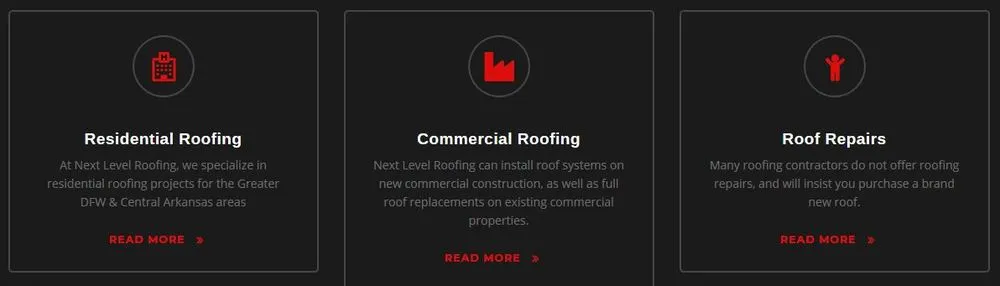 Slide of Bua's Next Level Roofing