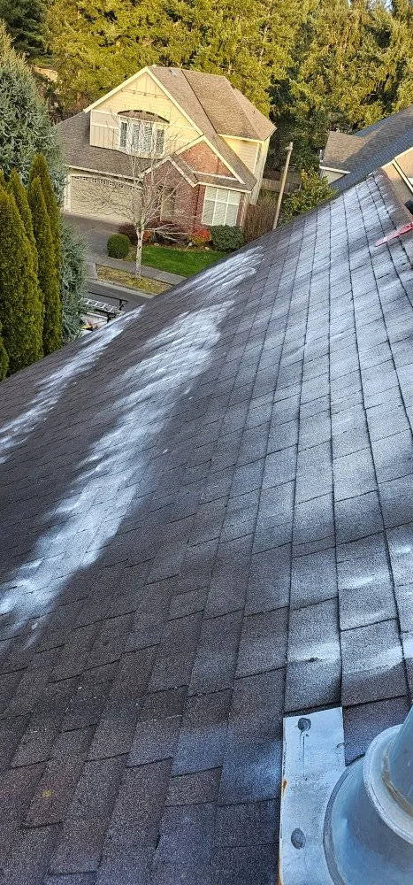 Slide of Bubbles Gutter Cleaning