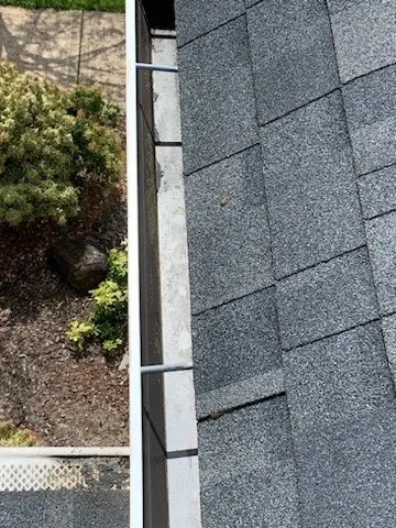 Slide of Bubbles Gutter Cleaning