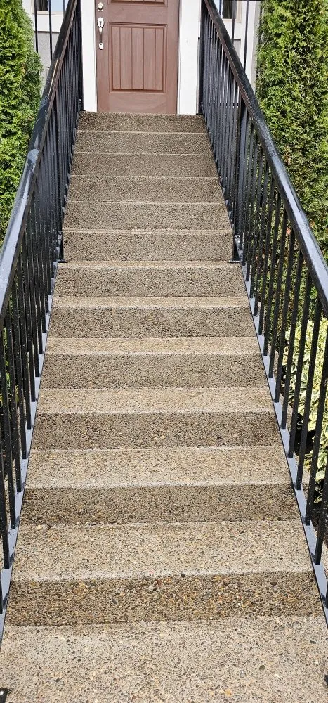 Slide of Bubbles Gutter Cleaning