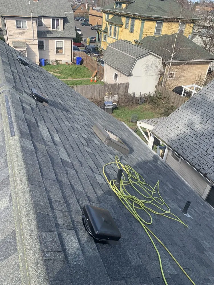 Slide of Bubbles Gutter Cleaning