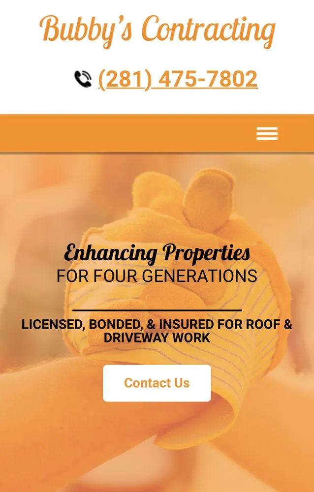 Slide of Bubby's Contracting