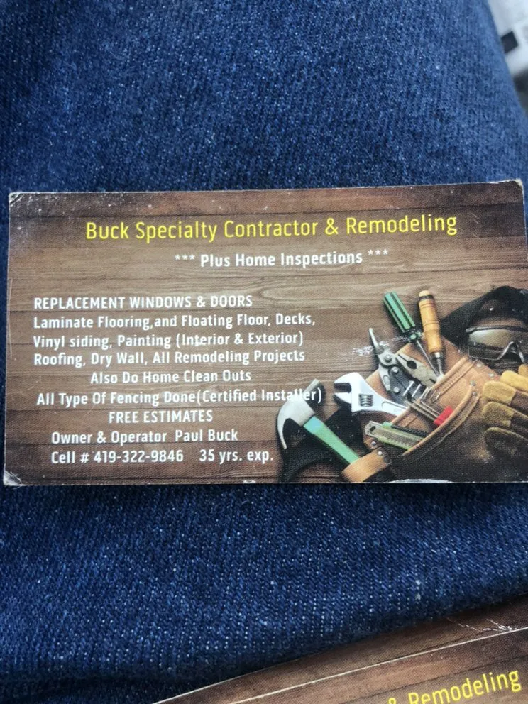 Slide of Buck Specialty Contractor & Remodeling