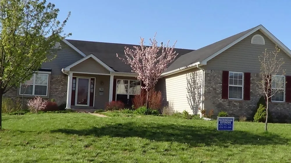 Expert shingle roofing service for homes in St. Louis, MO by Buckingham Exteriors, Roofing & Siding
