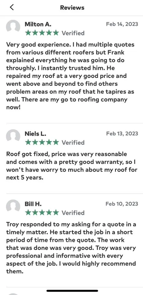 Slide of Bucks Roofing & Construction