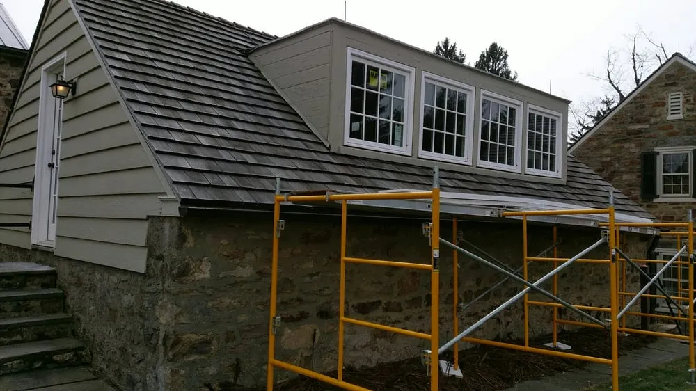 Professional metal roofing installation same-day service in Huntingdon Valley, PA by Building Memories Custom Contractors