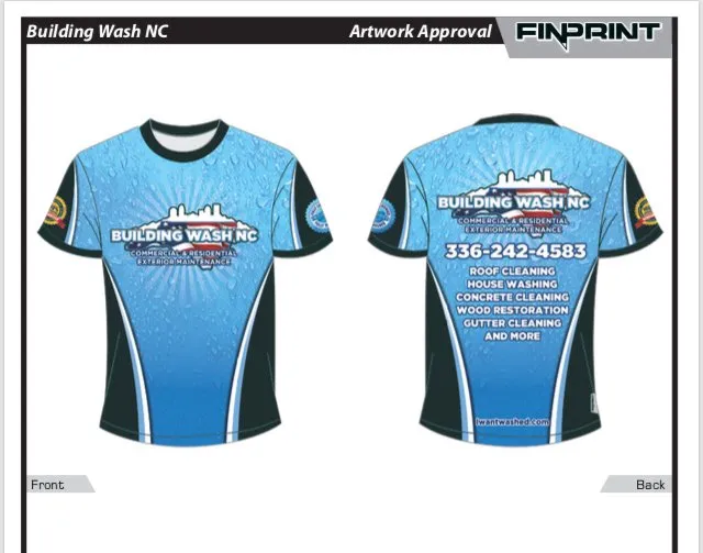 Slide of Building Wash NC