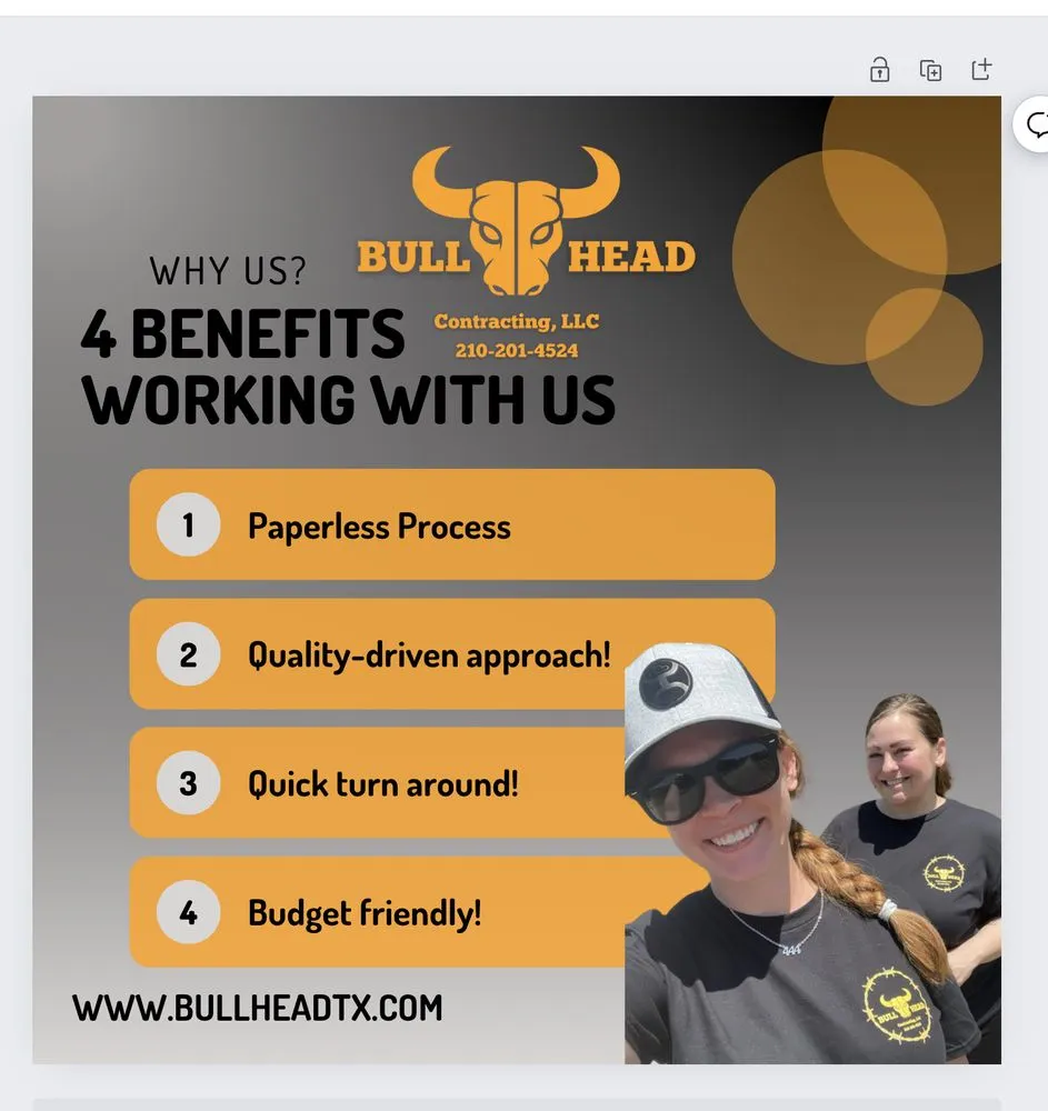 Slide of Bull Head Contracting