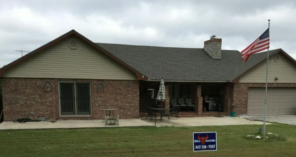 Emergency residential roofing service in Osceola, MO by Bull Roofing