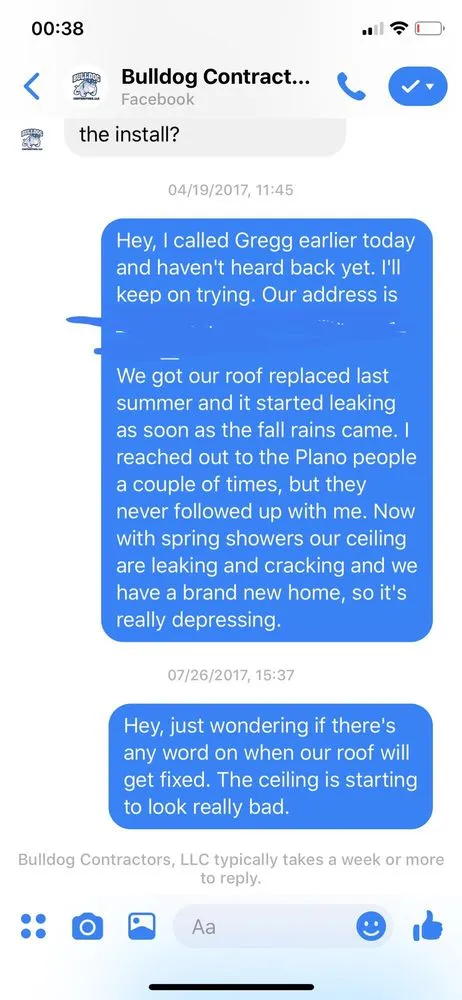 Slide of Bulldog Contractors