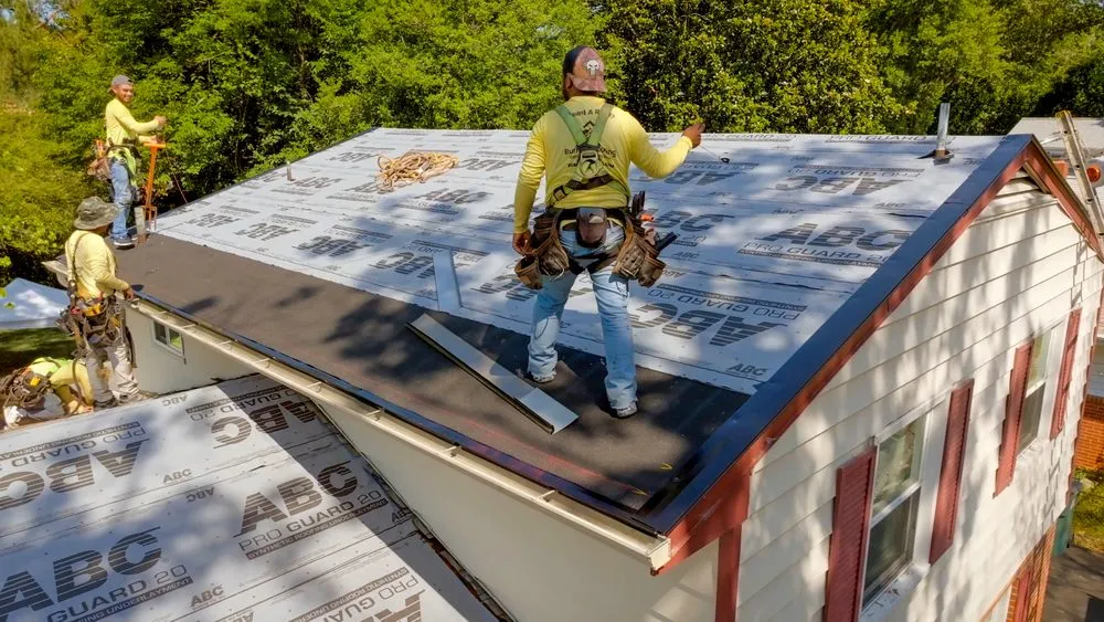 Slide of Bumble Roofing