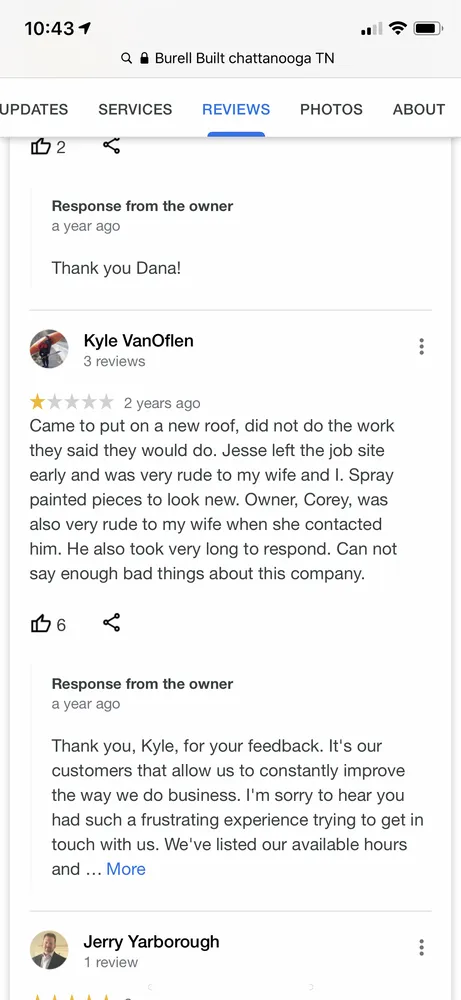 Local roof repair in Ooltewah, TN - BurellBuilt