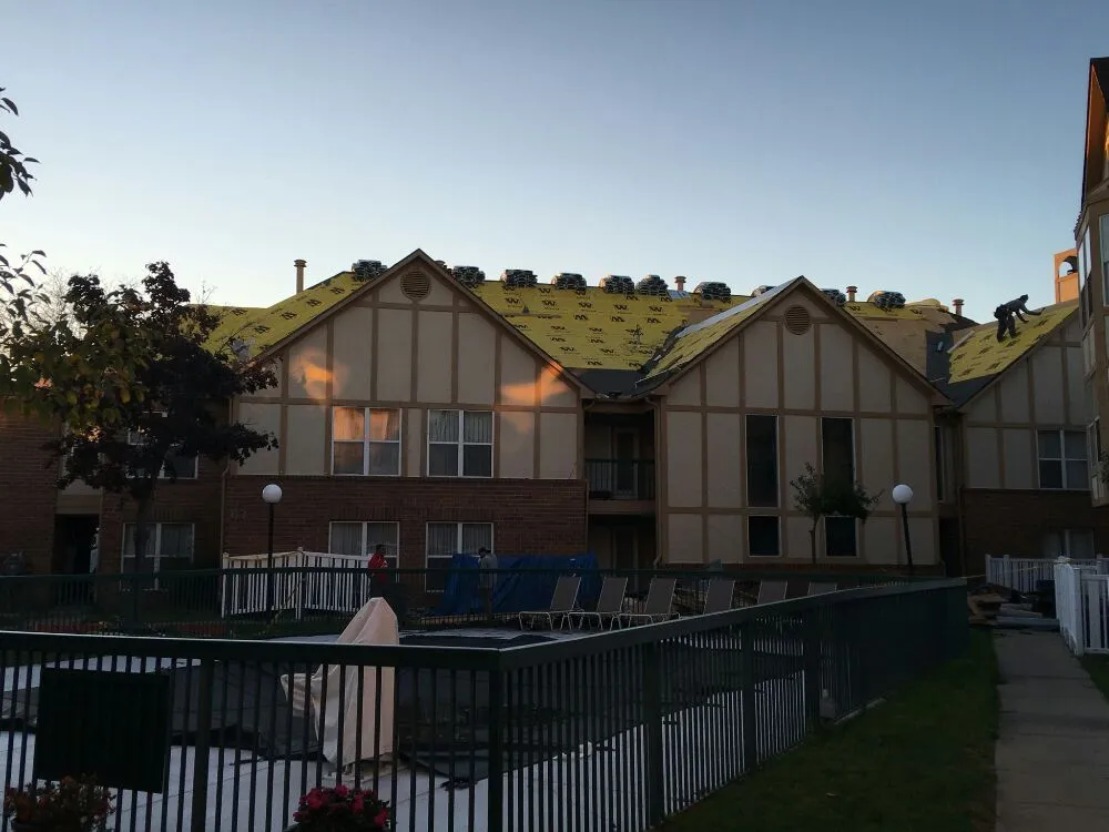 Slide of Burke's Roofing