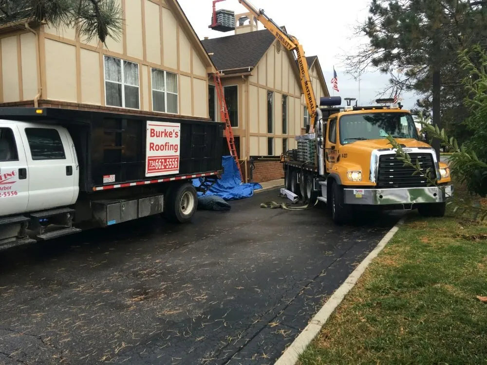 Slide of Burke's Roofing
