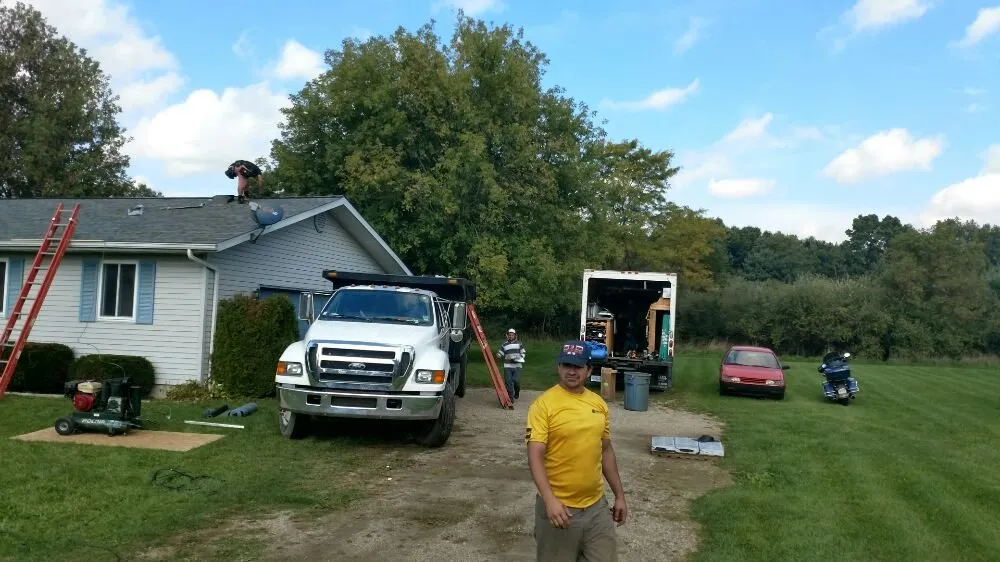 Slide of Burke's Roofing