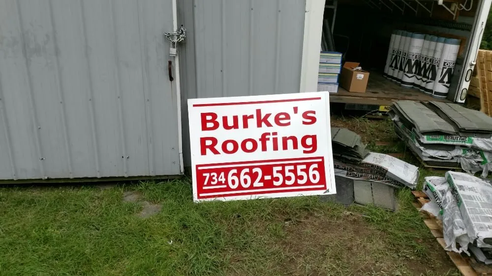 Slide of Burke's Roofing
